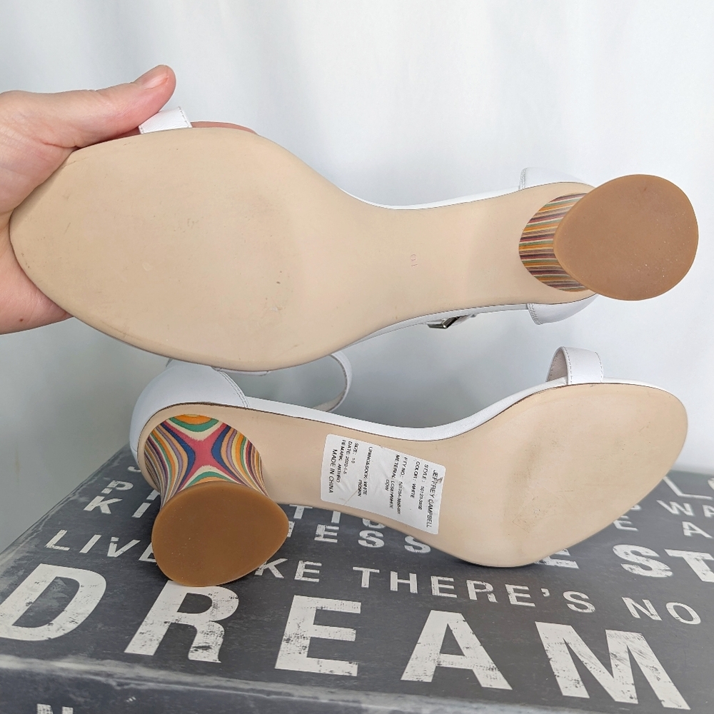 Jeffery Campbell For Anthropologie Leather  Heels - Picture 10 of 11